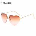 Cramilo heart shape brand fashion women sunglasses